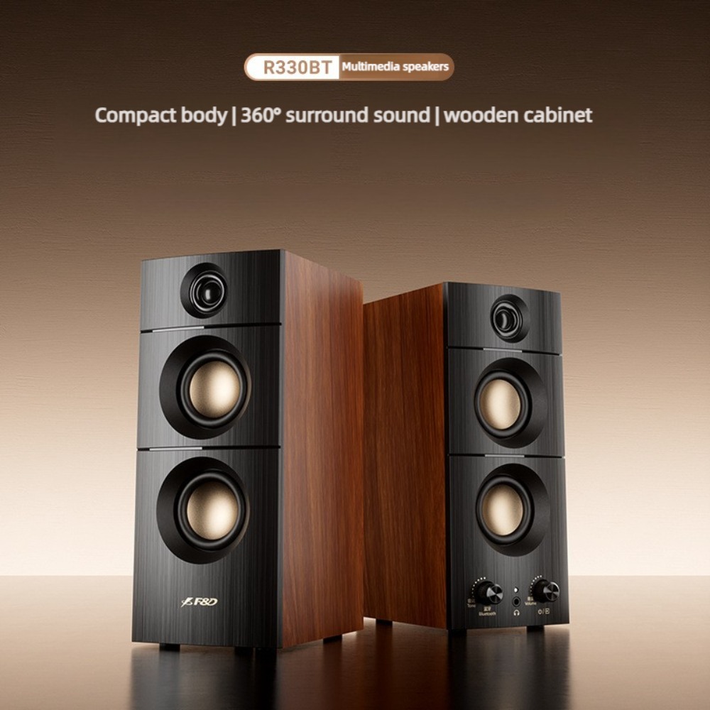 Audio Music Spotify - R330BT Active 2.0 Desktop Bluetooth Speaker