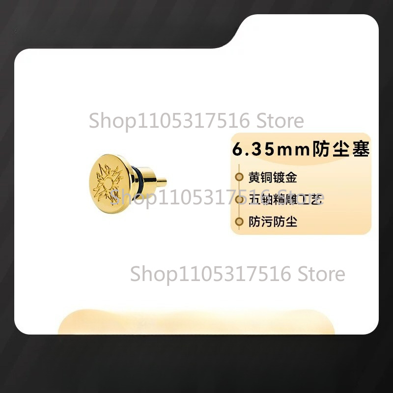 Audio Music Player - 6.35mm Gold Plated Headphone Jack Dust
