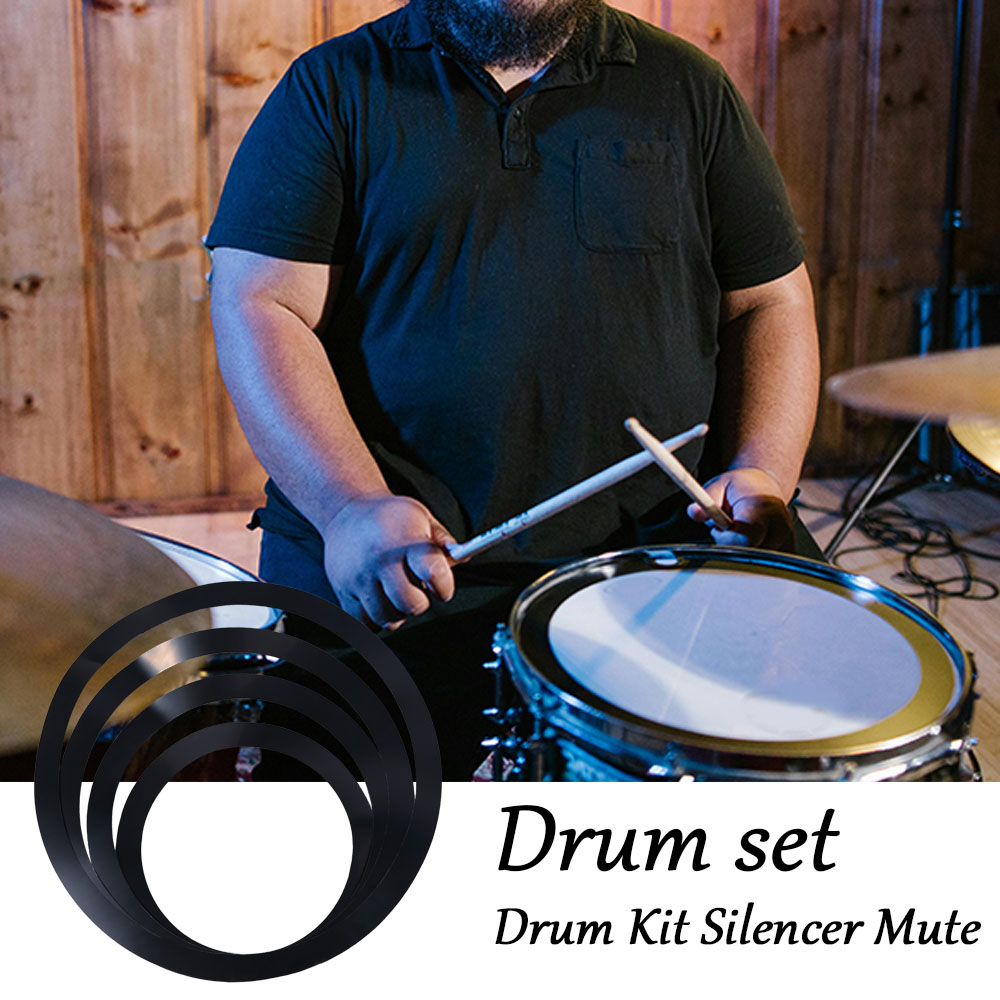 Round Shape Drum Mute Rings Da - Drum Practice Pad review and price