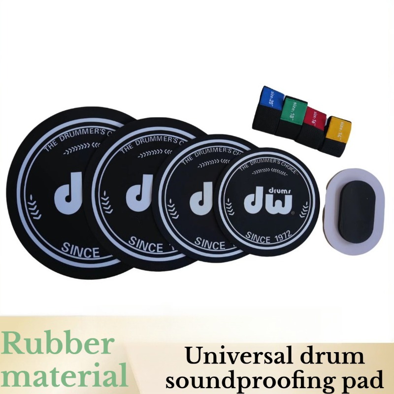 Rubber Drum Mute Pad Thicken S - Drum Practice Pad review and price