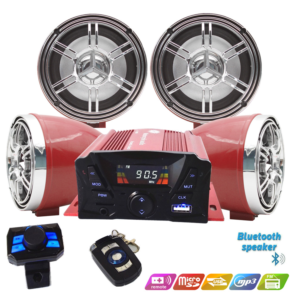 12V 4 Channel UTV ATV Golf Car - Audio Music Player review and price