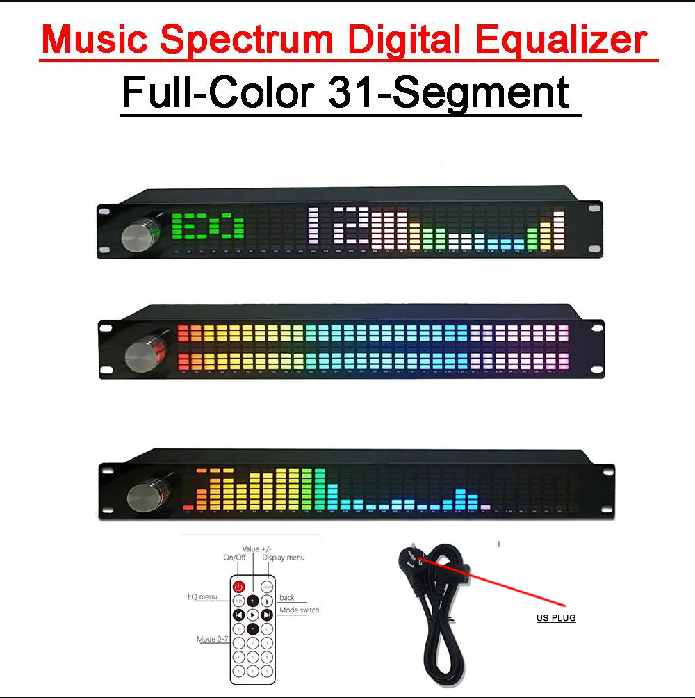 1.5U Music Spectrum Digital Eq - Audio Music Equalizer review and price