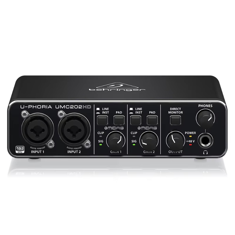 Behringer U-Phoria Studio Pro  - Audio Music Recording review and price