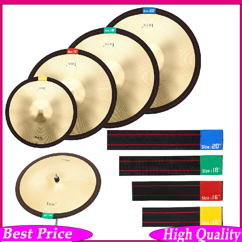 4Pcs/Set Drum Practice Cymbal  - Drum Practice Pad review and price