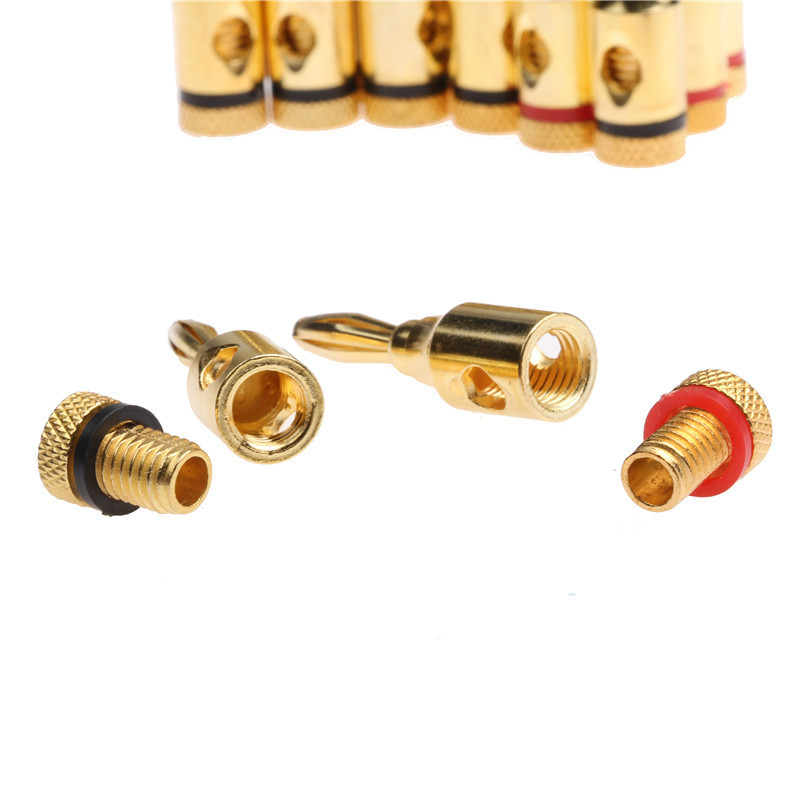 YT 20PCS Gold Plated 4mm Banan - Audio Music Yt review and price