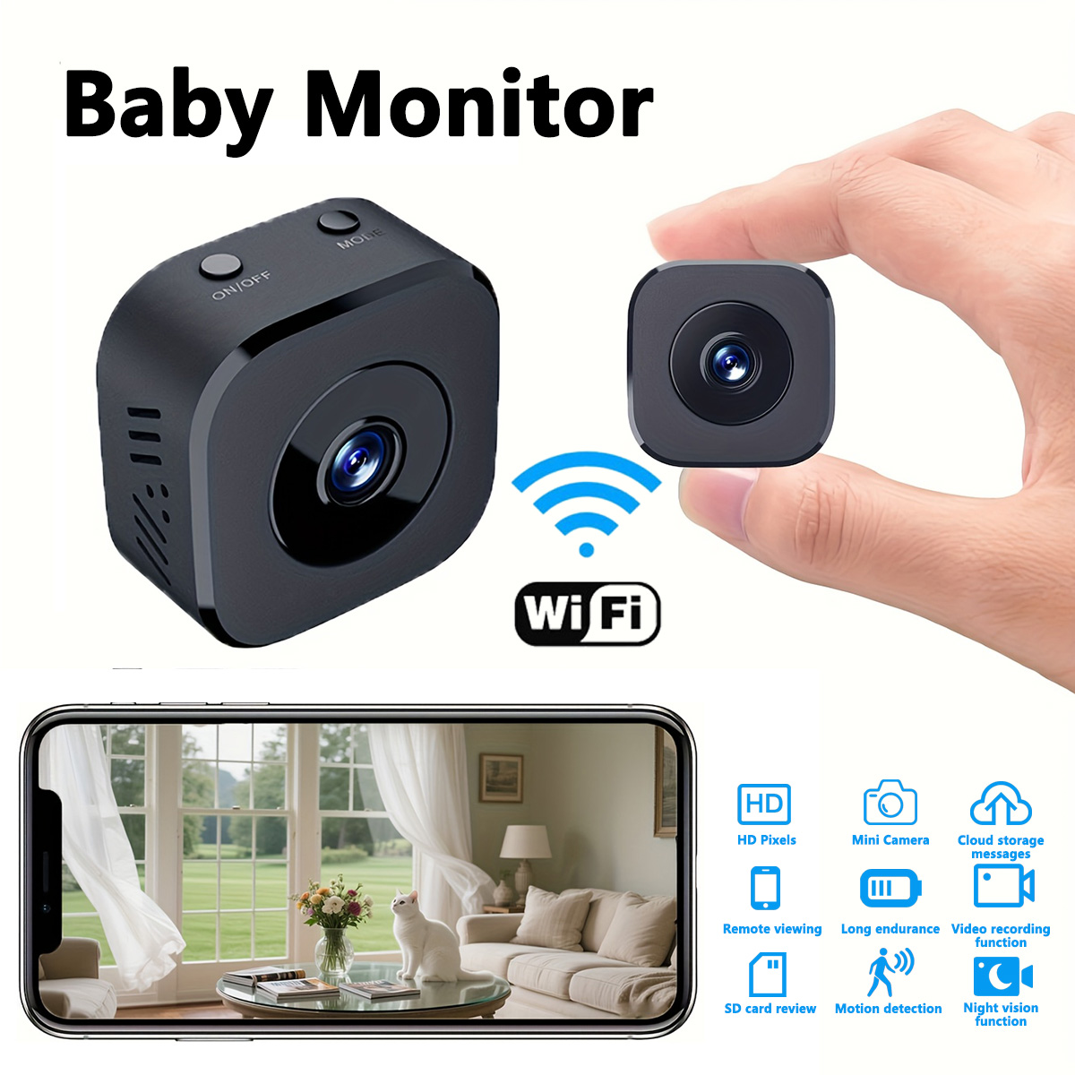 1080P HD Mini WiFi Camera Indo - Audio Music Recording review and price