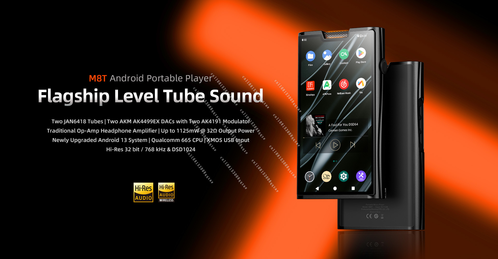 M8T Flagship Tube Android Port - Mp3 Audio Music Youtube review and price