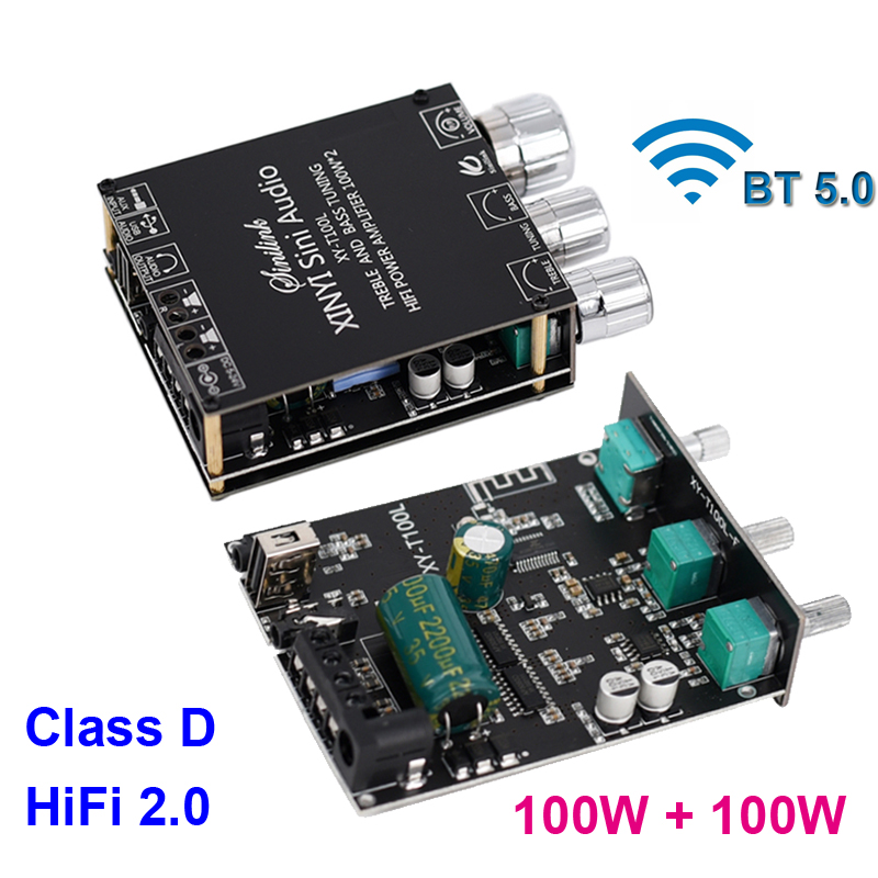 2*100W Power Stereo Amplifier  - Audio Music Equalizer review and price
