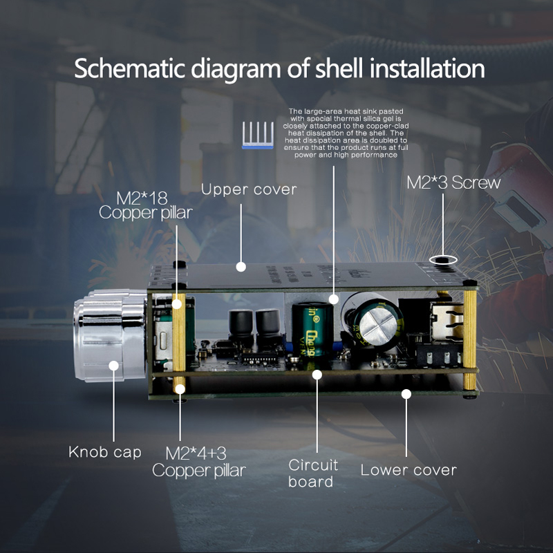 2*100W Power Stereo Amplifier  - Audio Music Equalizer review and price