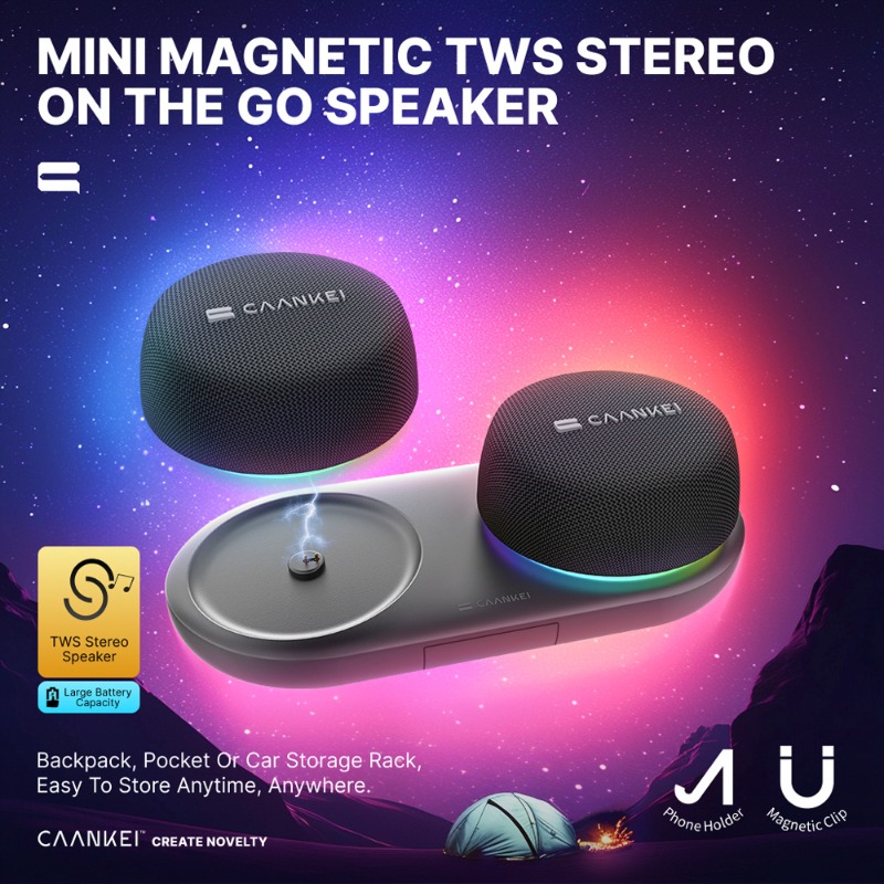 Magnetic Bluetooth Speaker wit - Audio Music Spotify review and price
