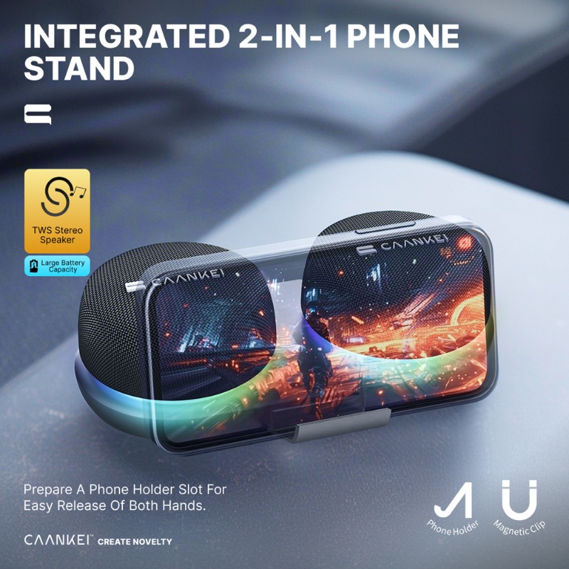 Magnetic Bluetooth Speaker wit - Audio Music Spotify review and price